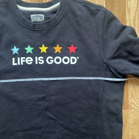 Life is Good Cotton Crew Sweatshirt - Picture 6 of 8